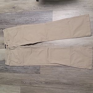 American Eagle low rise flare khaki